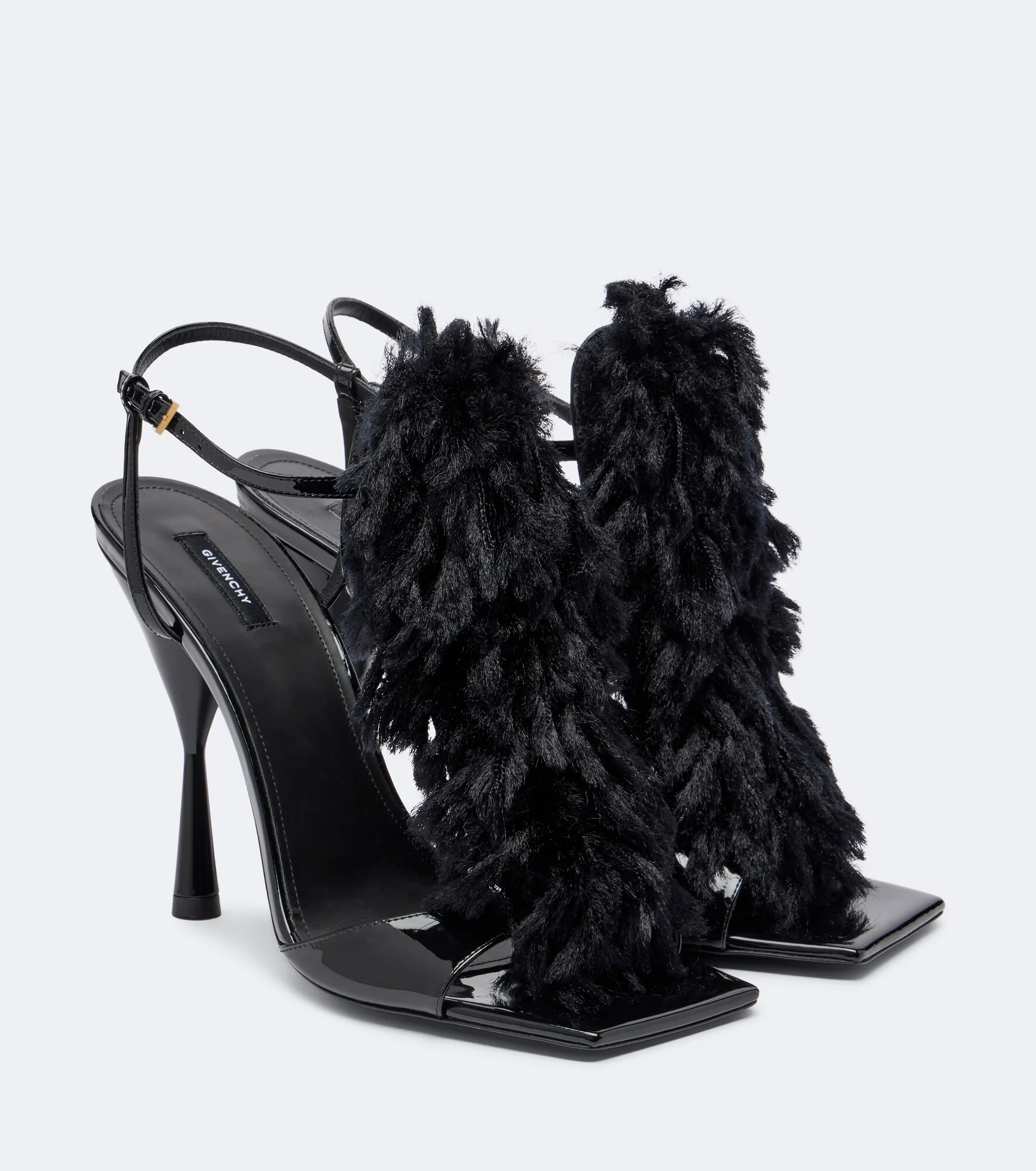 Pompom leather sandals - 1