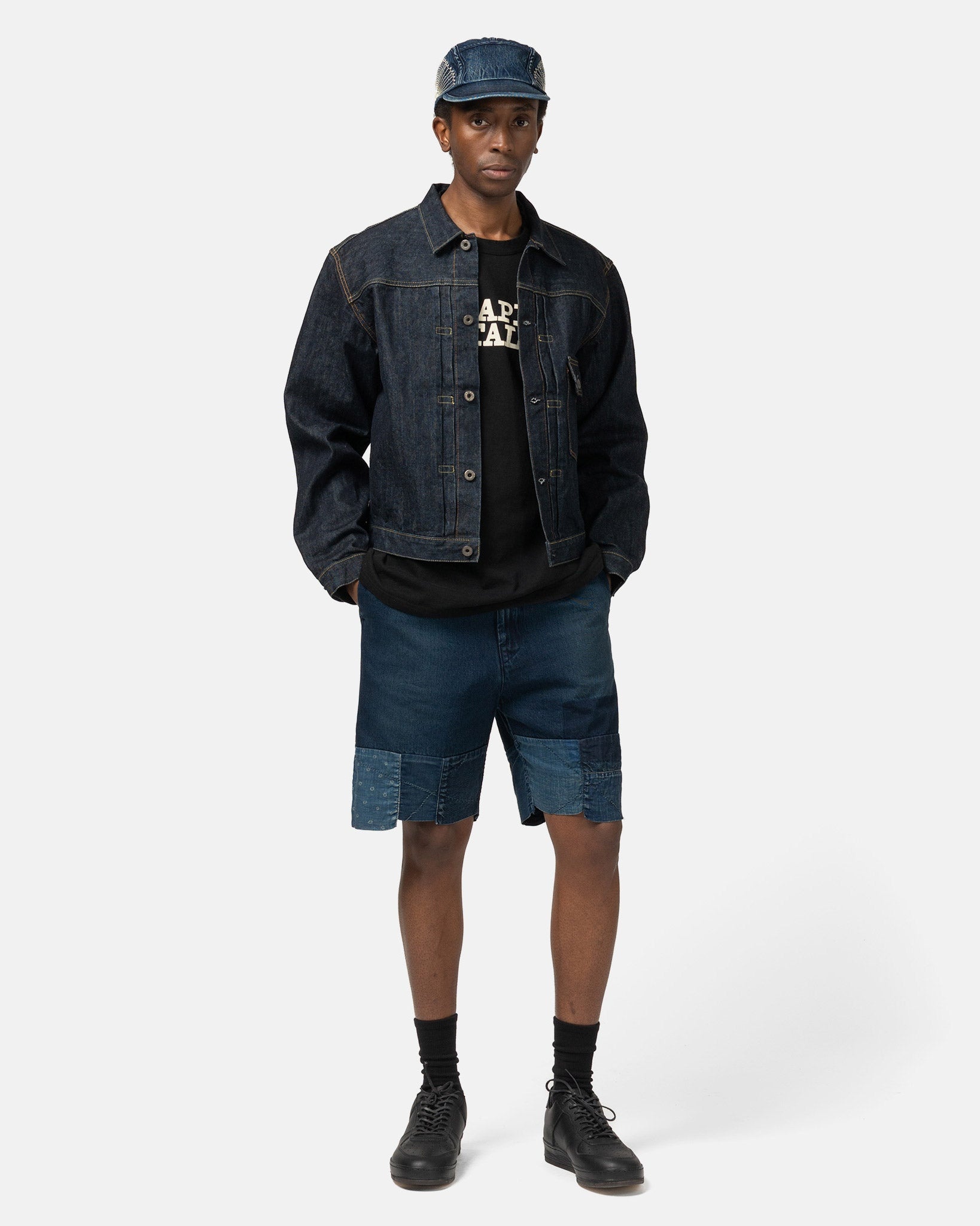 10oz IDGxIDG Denim Short (HUTTE Remake) Indigo - 2