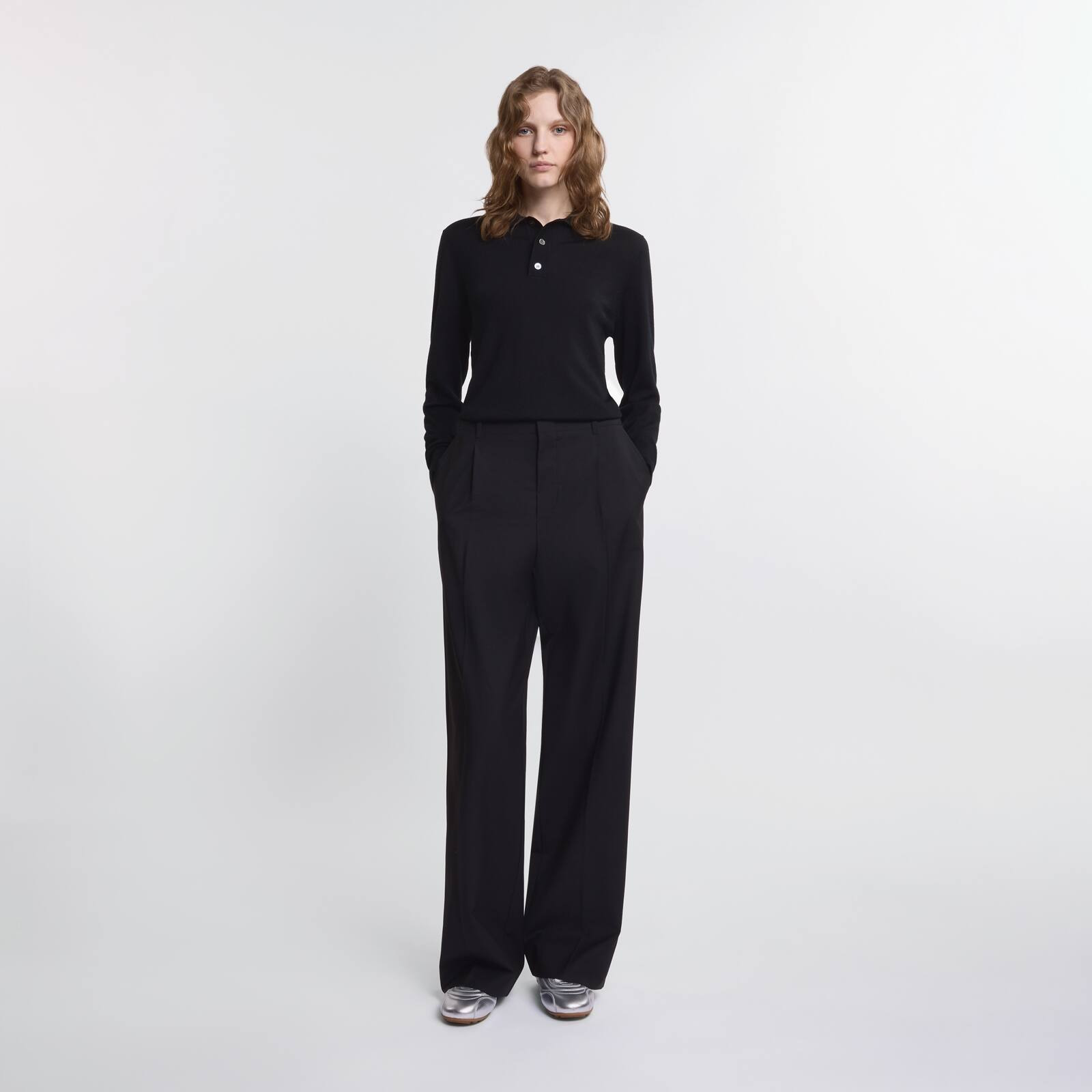 Wool blend pants - 3