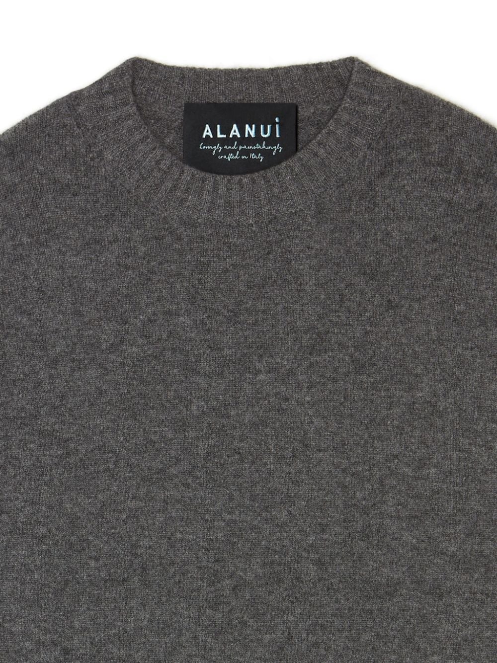 crew-neck cashmere-silk blend jumper - 6