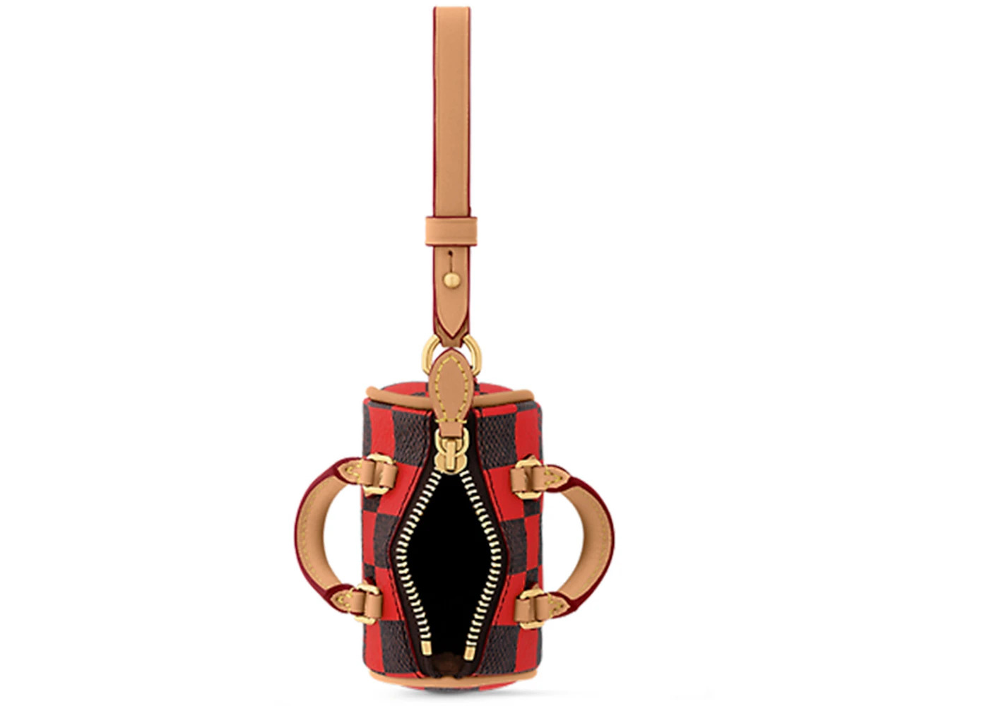 Louis Vuitton Damier Pop Mini Speedy Bag Charm Red - 3