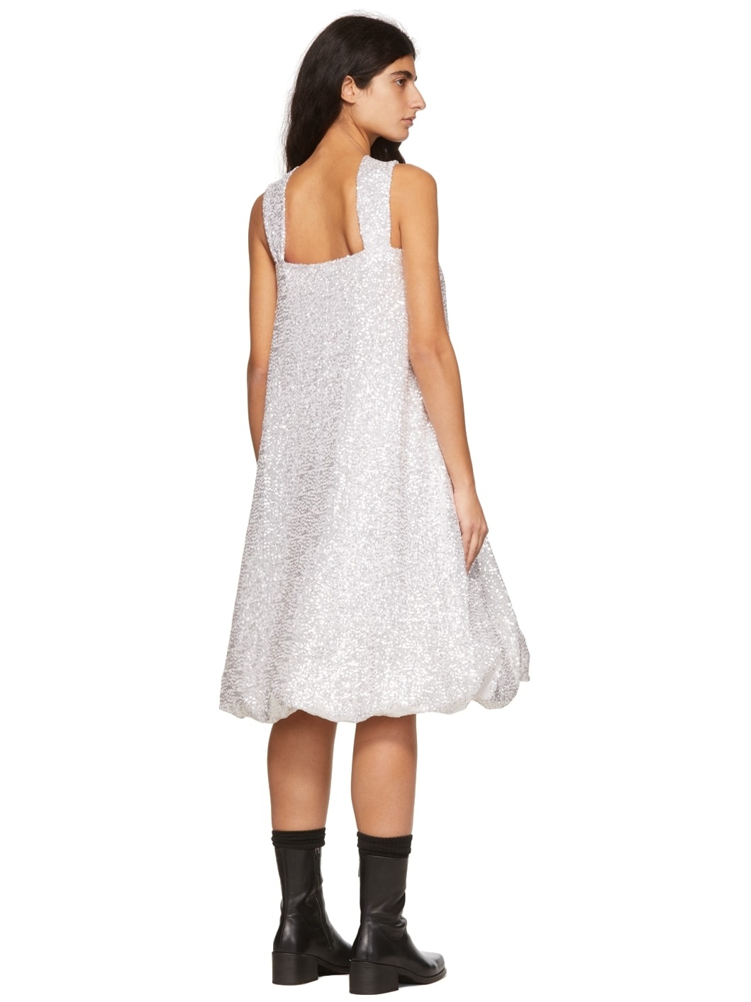White Sequin Dress - 3