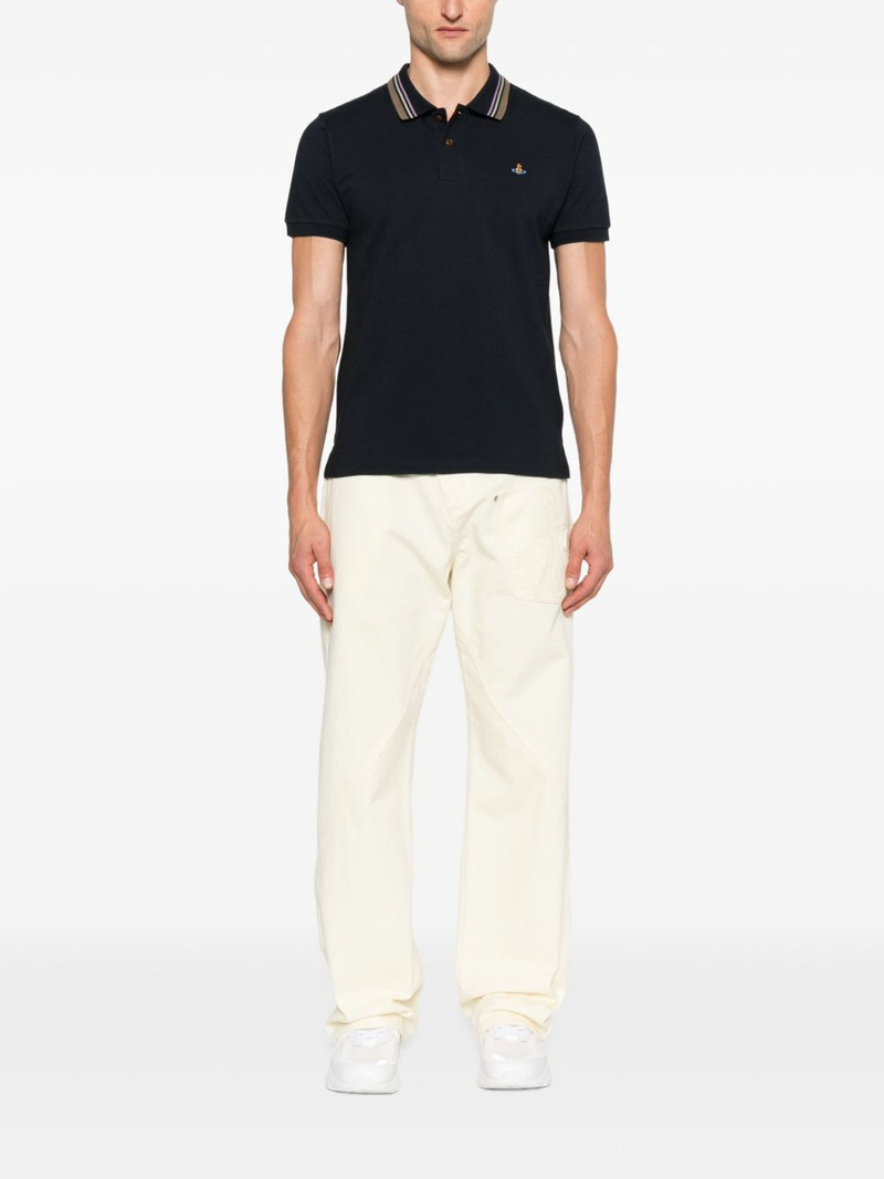 Vivienne Westwood tipped-collar polo shirt outlook