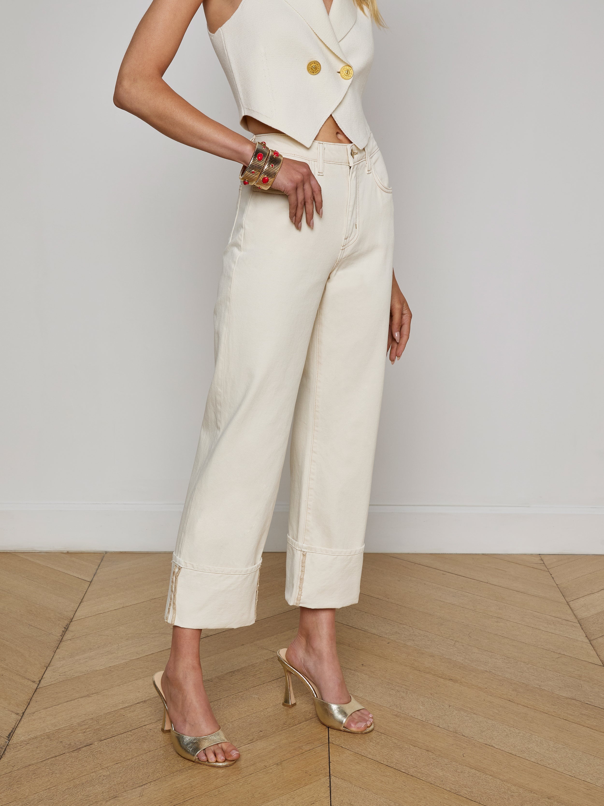 Leighton Cropped Cuffed Jean - 4