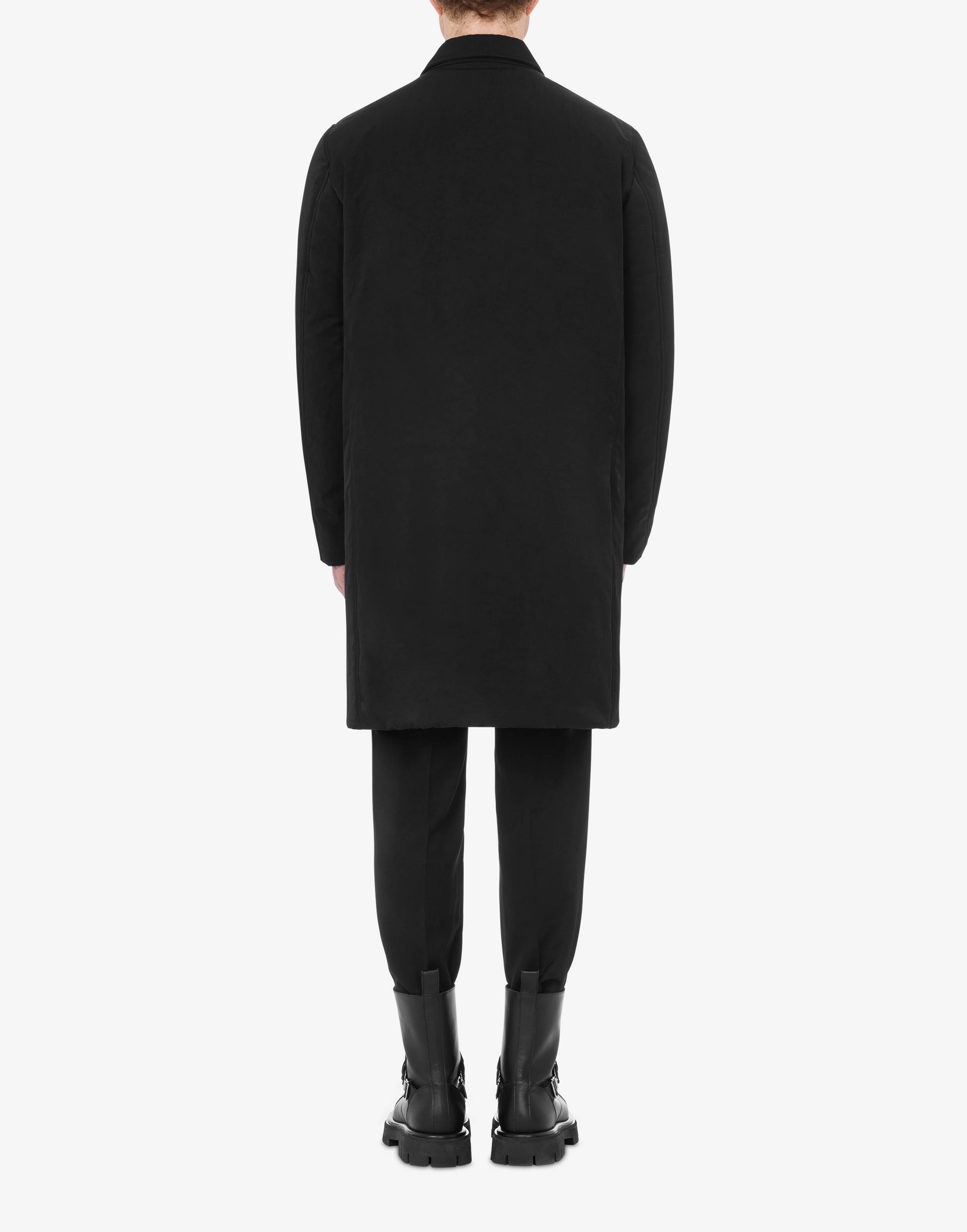 VINYL MOSCHINO COUTURE TECHNICAL NYLON COAT - 3