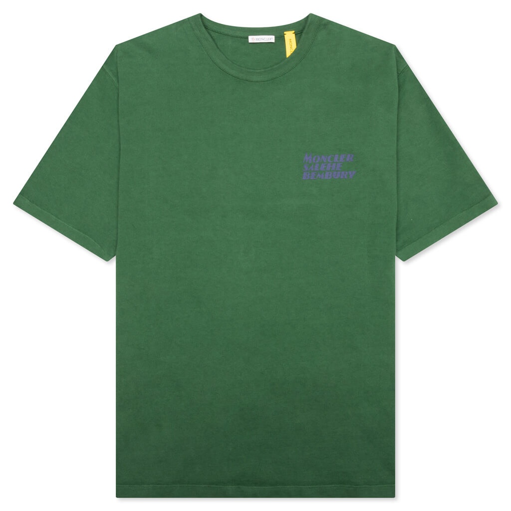 MONCLER GENIUS X SALEHE BEMBURY LOGO T-SHIRT - OLIVE - 1