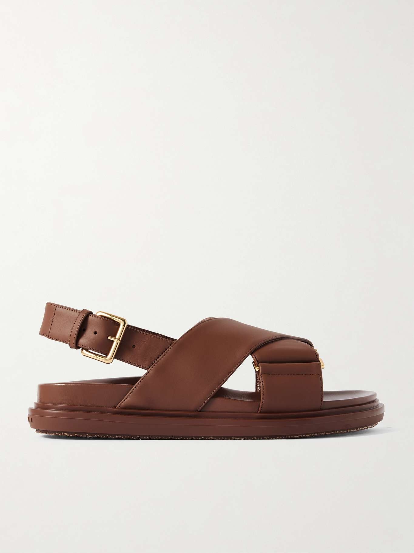 Fussbett leather slingback sandals Brown - 1