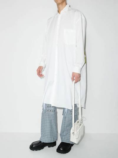 Comme des Garçons Homme Plus graphic-print oversized shirt outlook