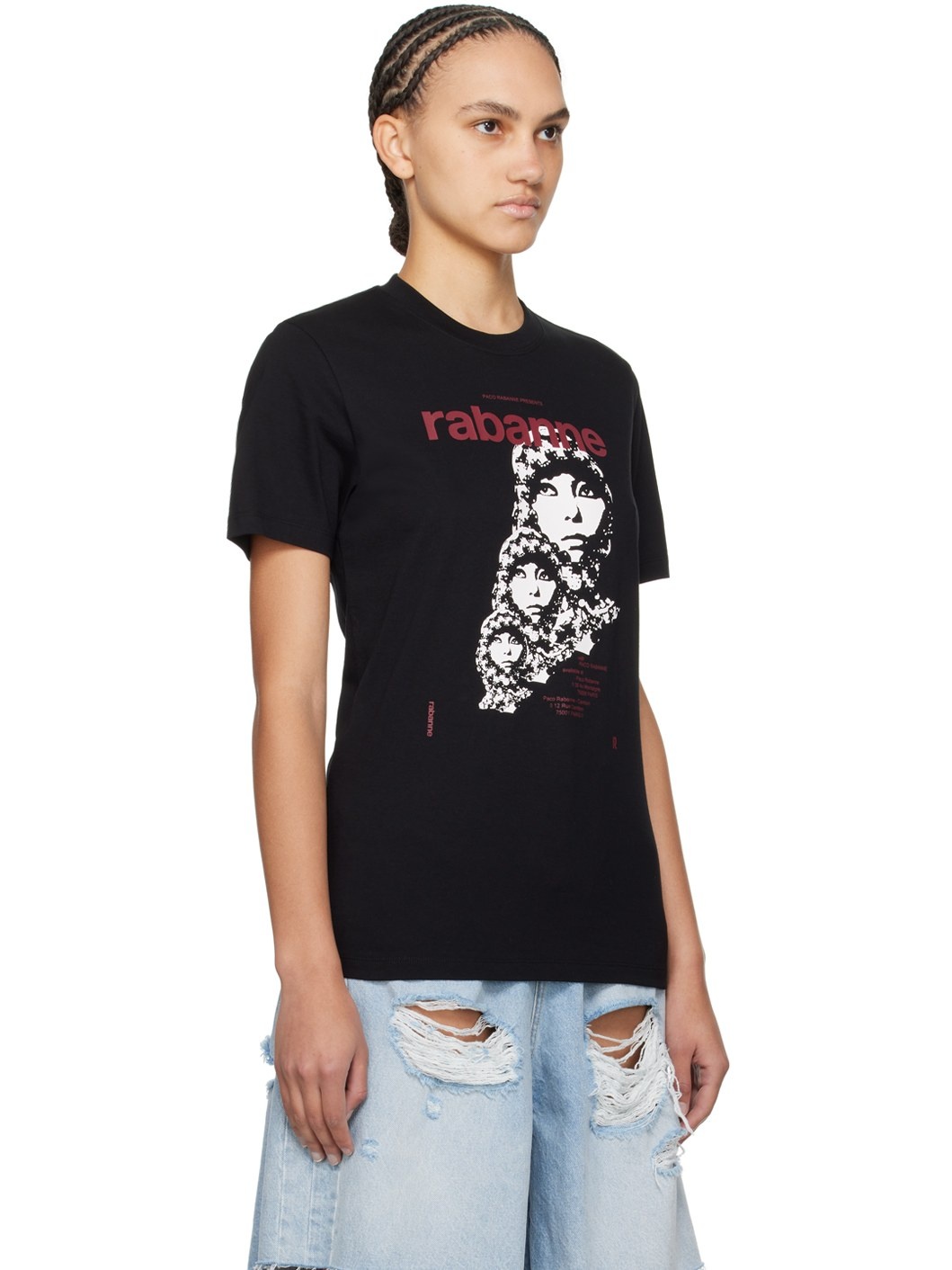 Black Visconti-Inspired T-Shirt - 2