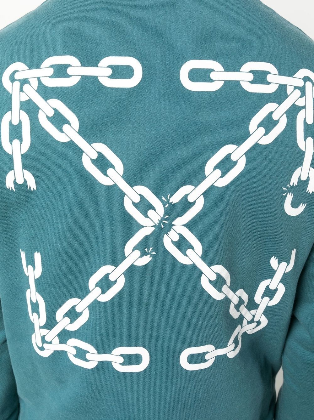 Chain Arrows print crew neck sweatshirt - 5