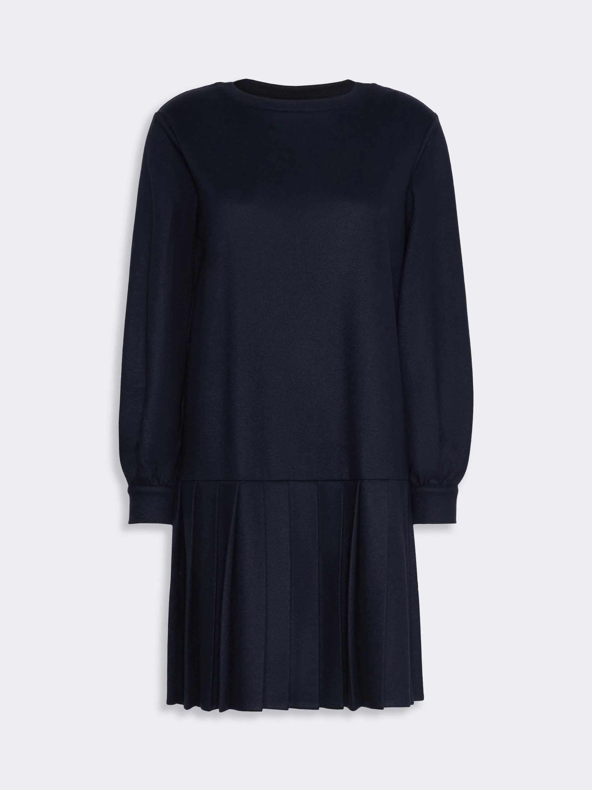 NAVETTA Jacquard jersey short dress - NAVY - 1