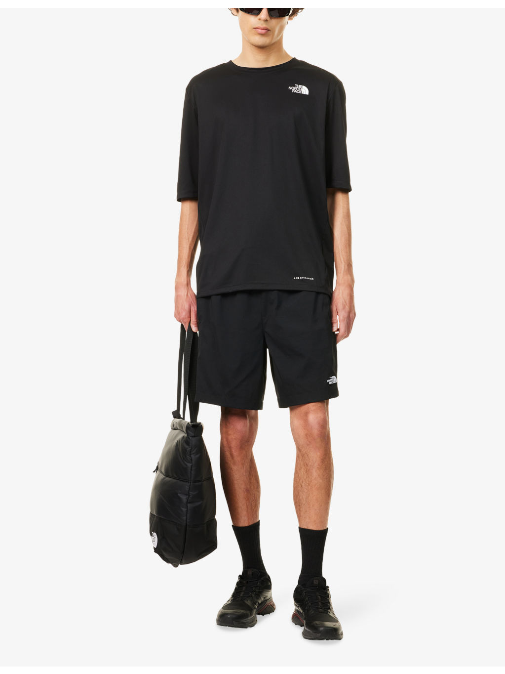 Shadow Logo-Print Woven T-Shirt - 2
