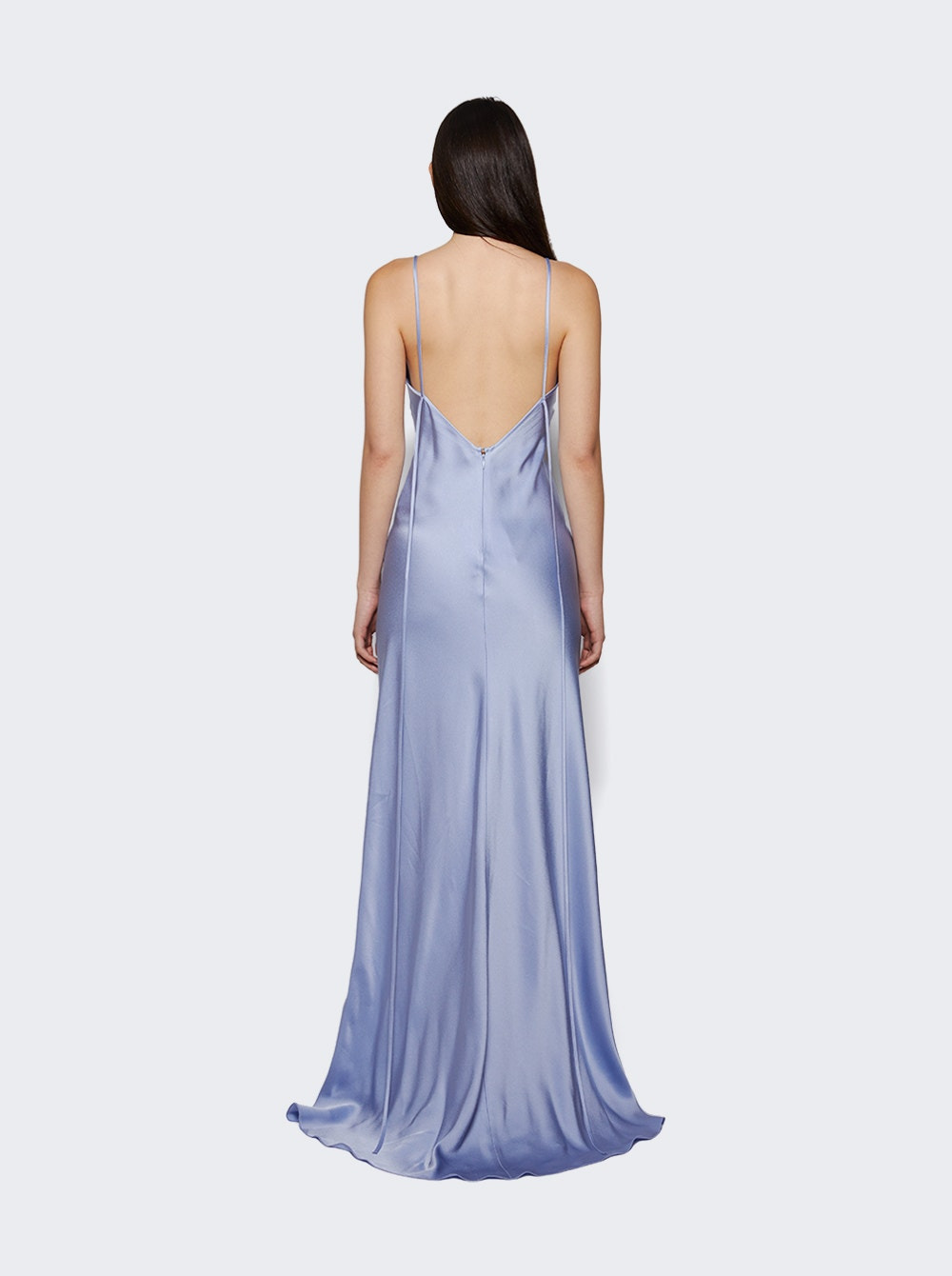 Cut-out Cami Floor Length Delphinium - 4