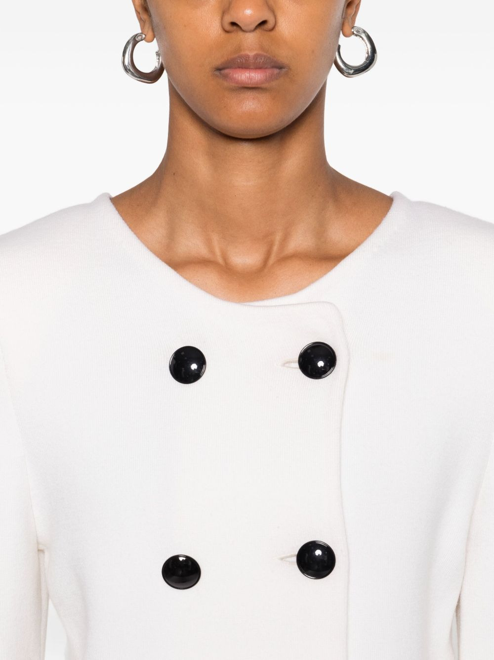 double-breasted cardigan - 5
