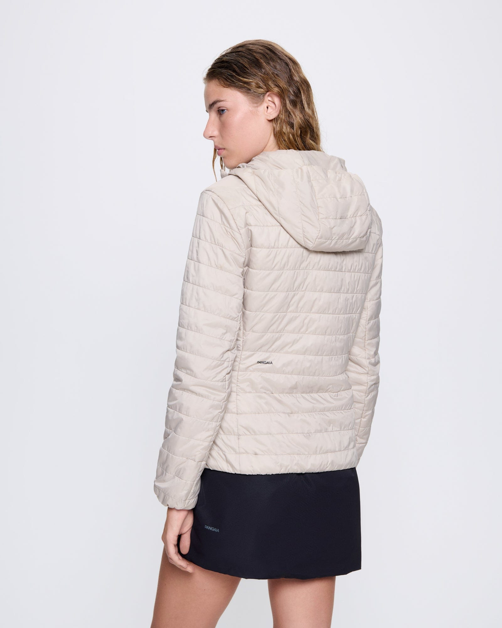 Womens Flower-Warmth Lite Jacket - Wheat Beige - 4