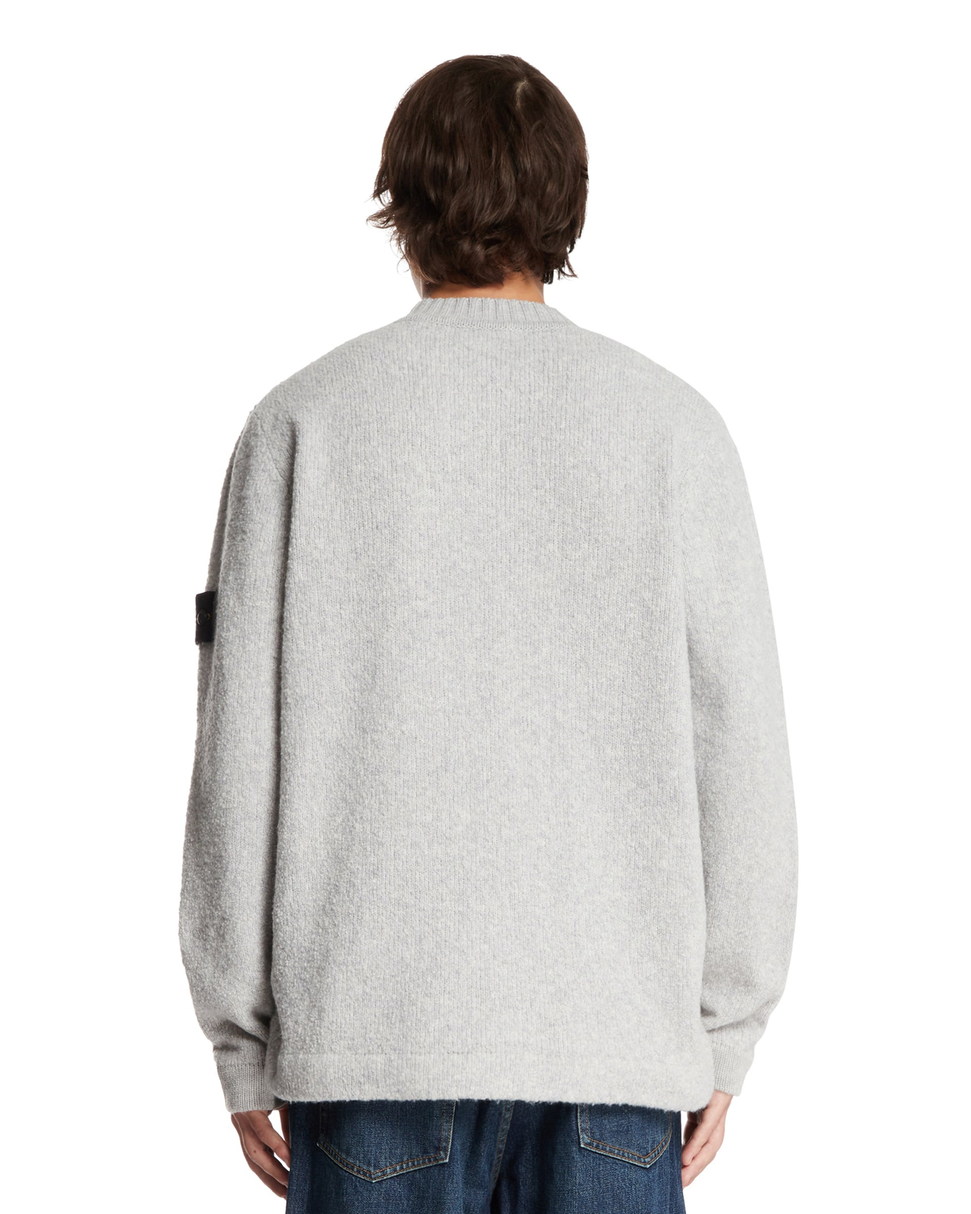 Gray Wool Crewneck Sweater - 3