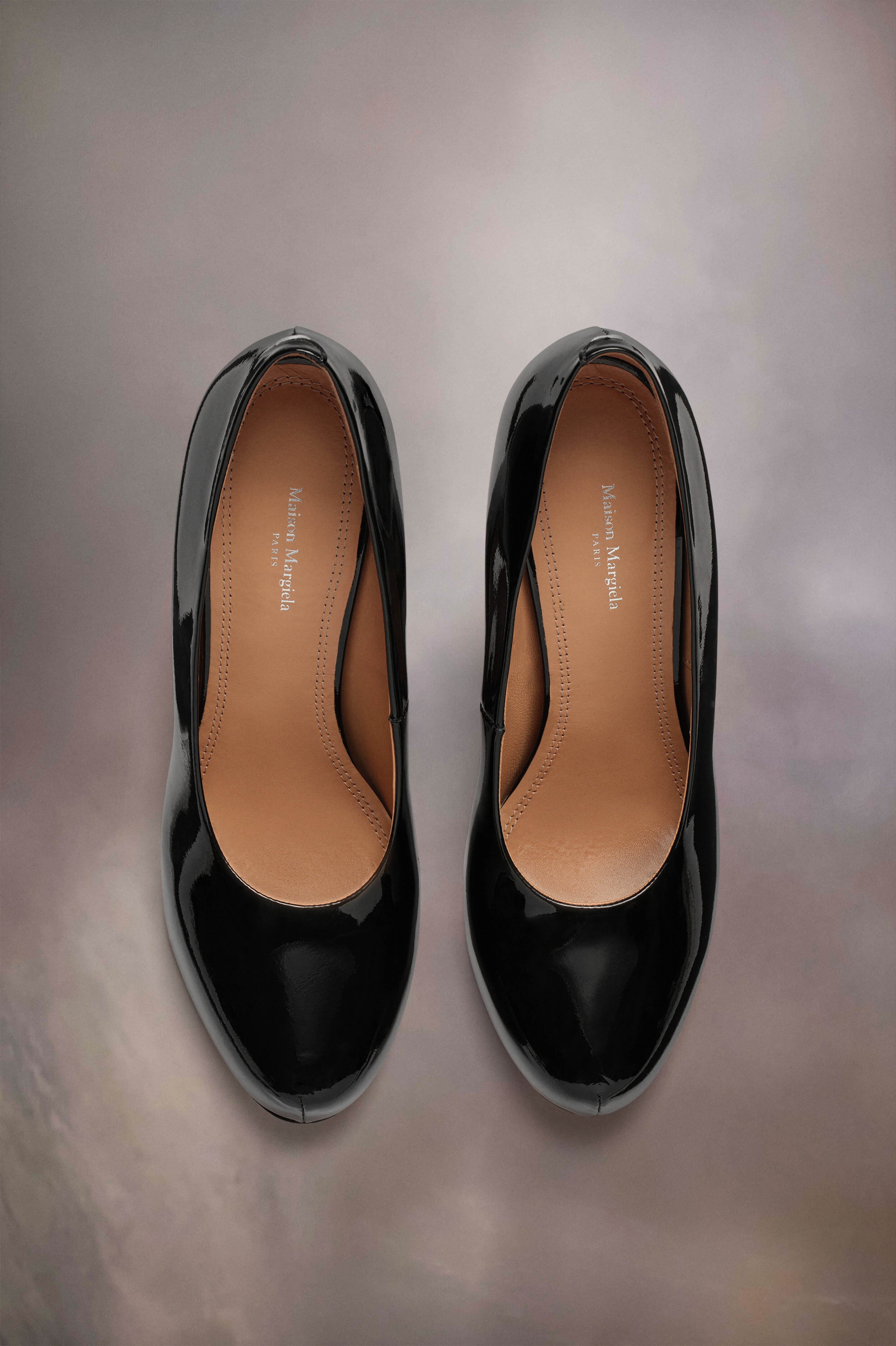 パンプス Maison Margiela Black leather Sketch pumps Maison Margiela Black Leather Sketch Pumps | Balardi