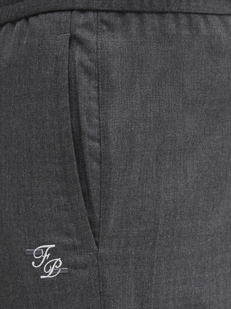 elasticated-waistband trousers 6