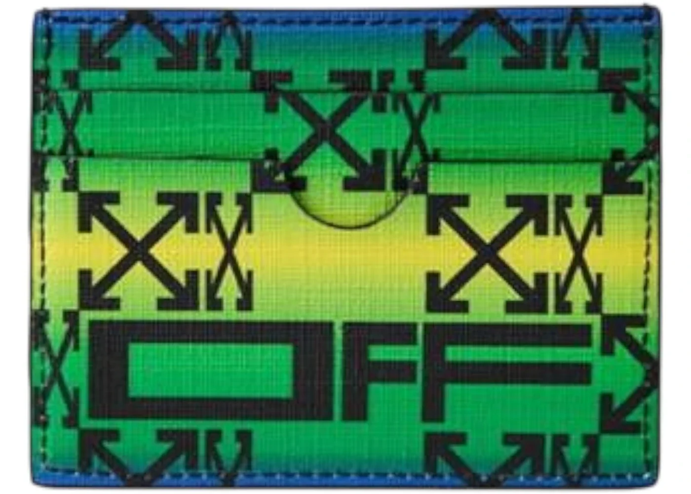 OFF-WHITE Zipped Monogram Card Case Multicolor - 1