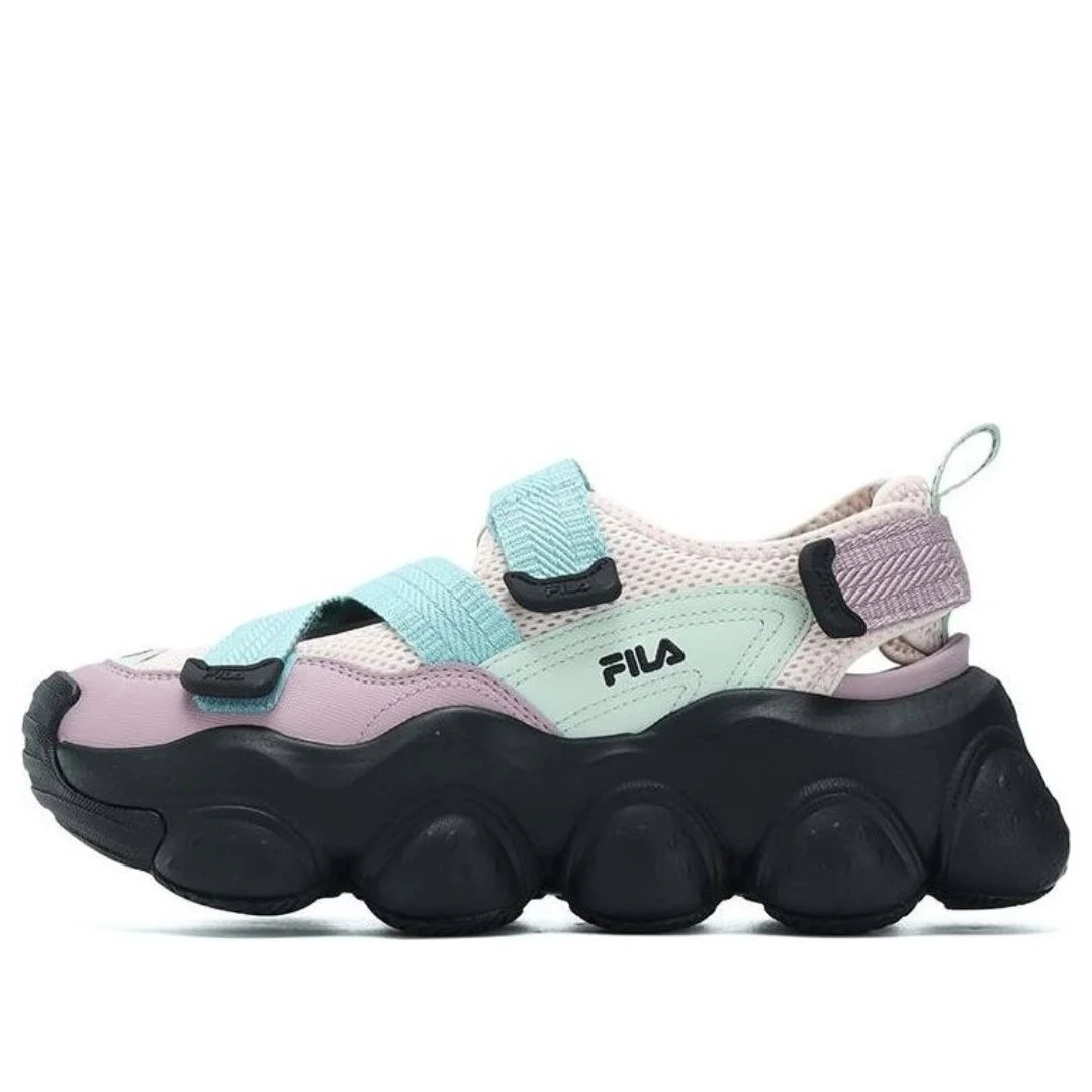 (WMNS) FILA Fragola Tracer shoes 'Black Pink Blue' F12W321403FSD - 1