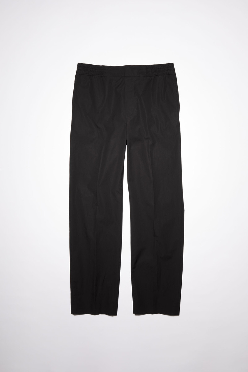 Drawstring trousers - Black 1