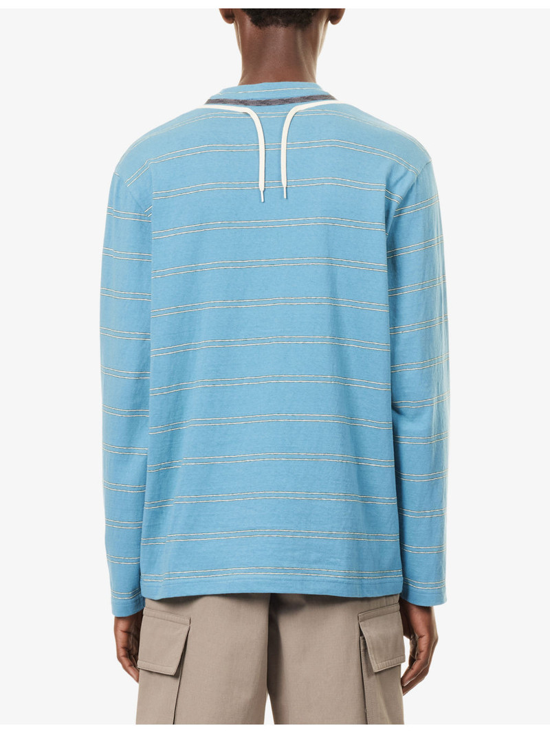 Trek Lace Long-Sleeve Cotton-Jersey T-Shirt 4