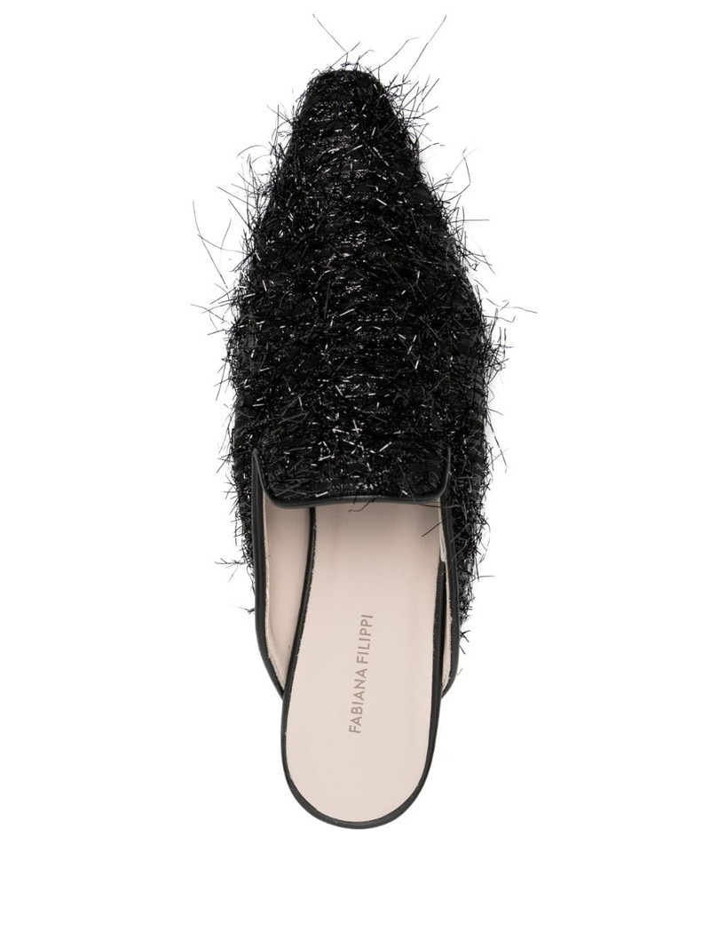textured-finish square-toe mules 4