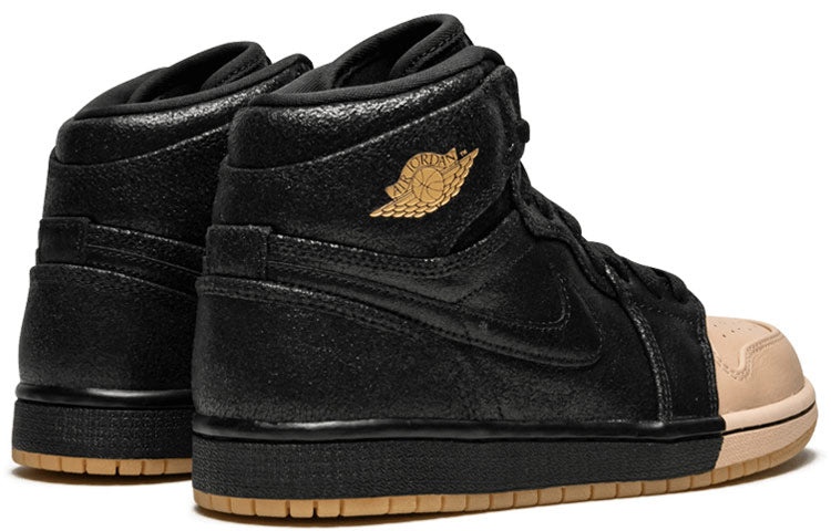 (WMNS) Air Jordan 1 Retro High Premium 'Dipped Toe Black' AH7389-007 - 3