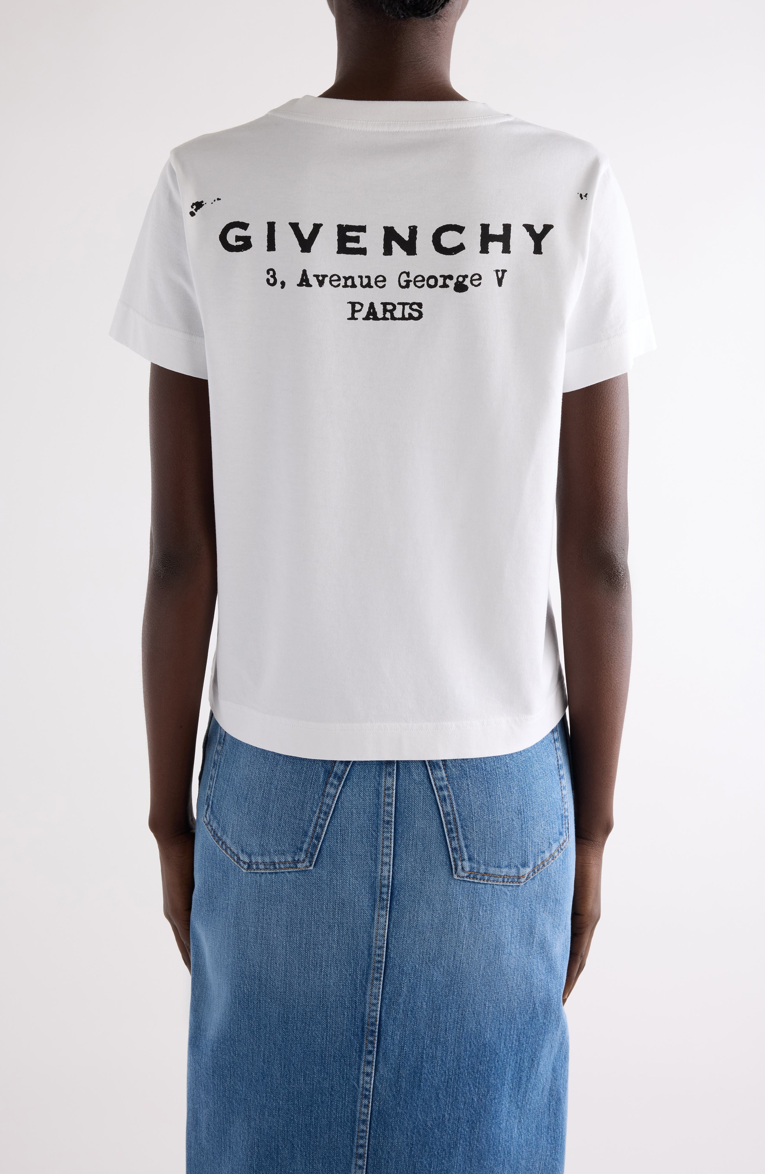 Givenchy Regular Fit Logo Graphic T-Shirt in White at Nordstrom - 3