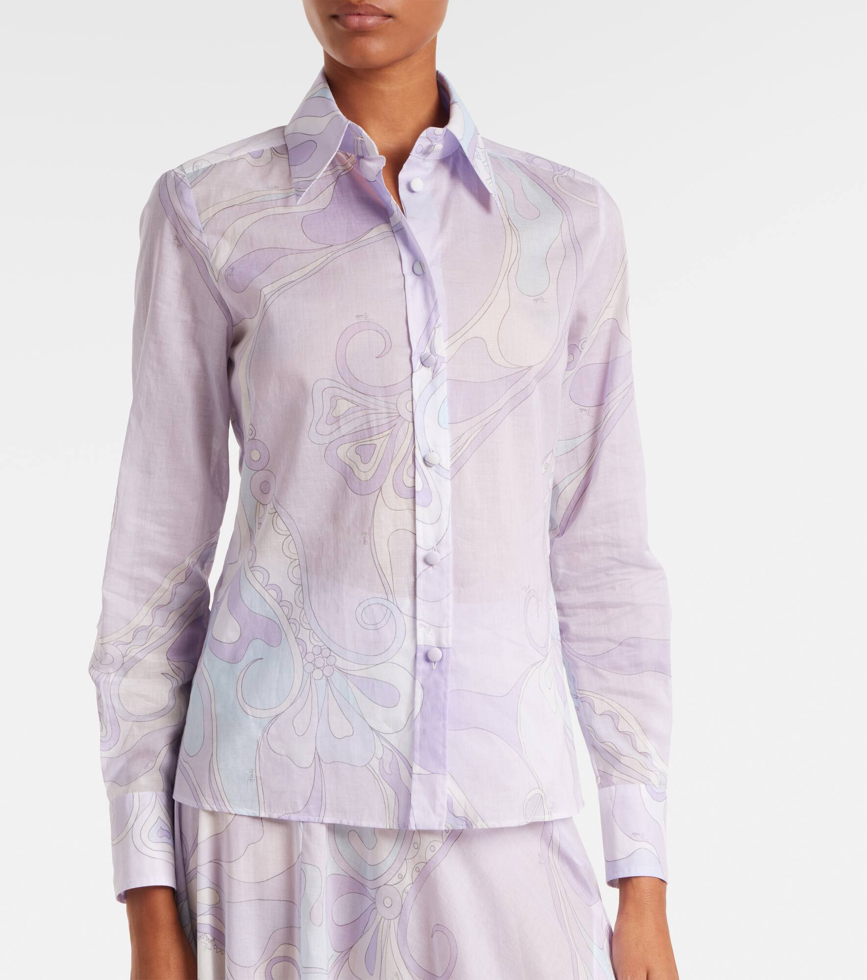 Orchidee cotton shirt - 6