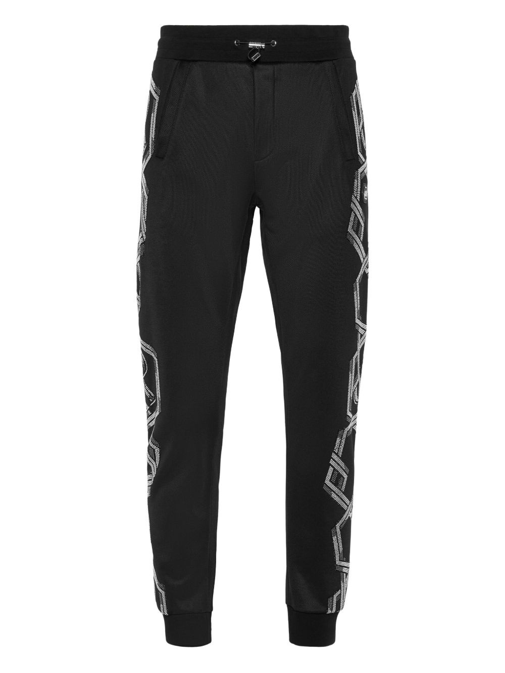 chain-print joggers - 1