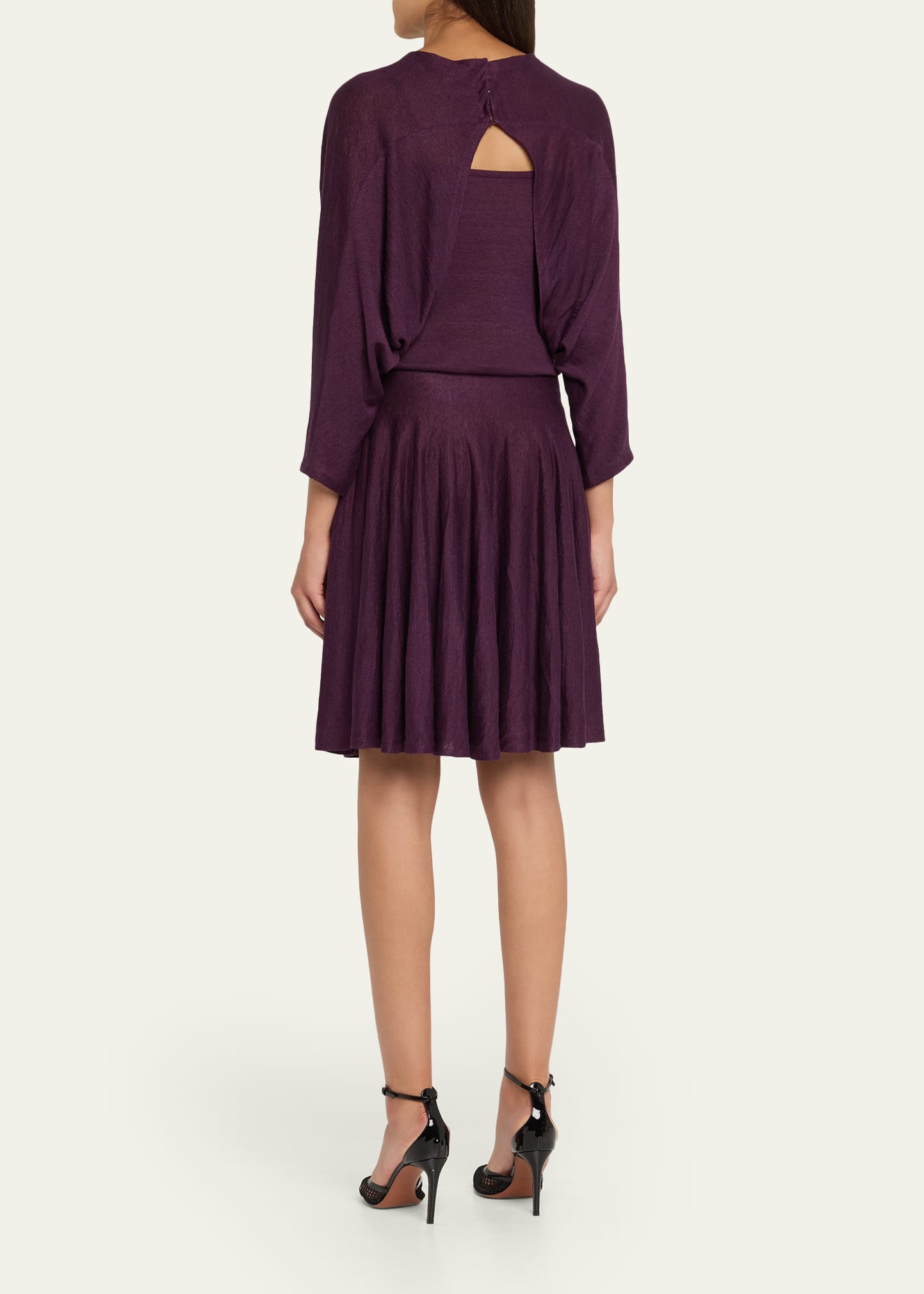Fine Gauge Linen Skater Dress - 3