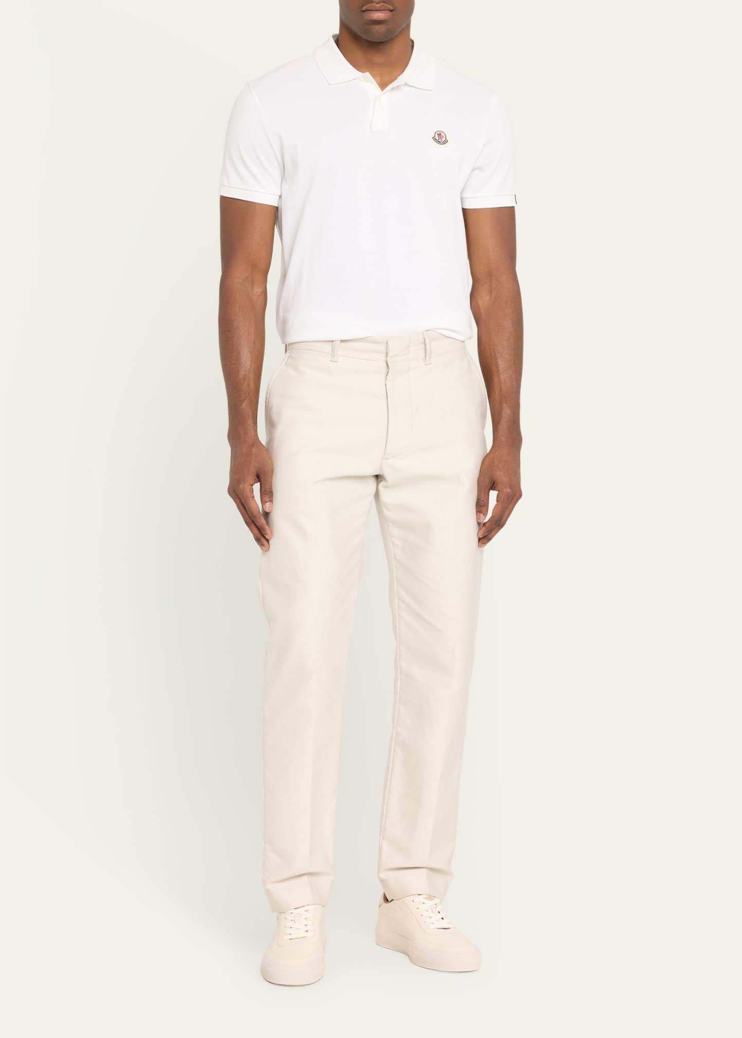 Men's Monclub Calfskin Low-Top Sneakers - 3