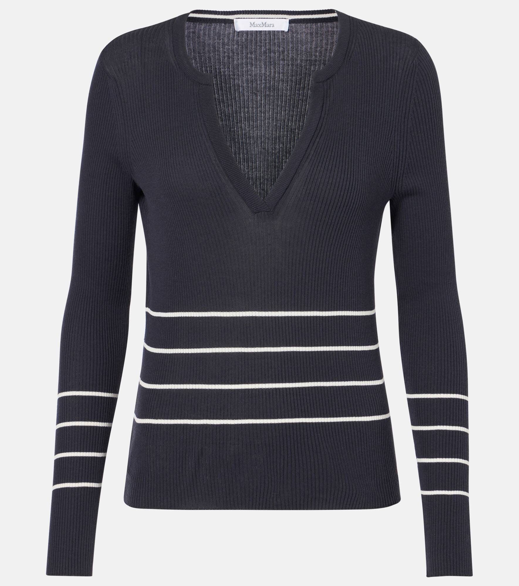 Sibari cotton and silk sweater - 1
