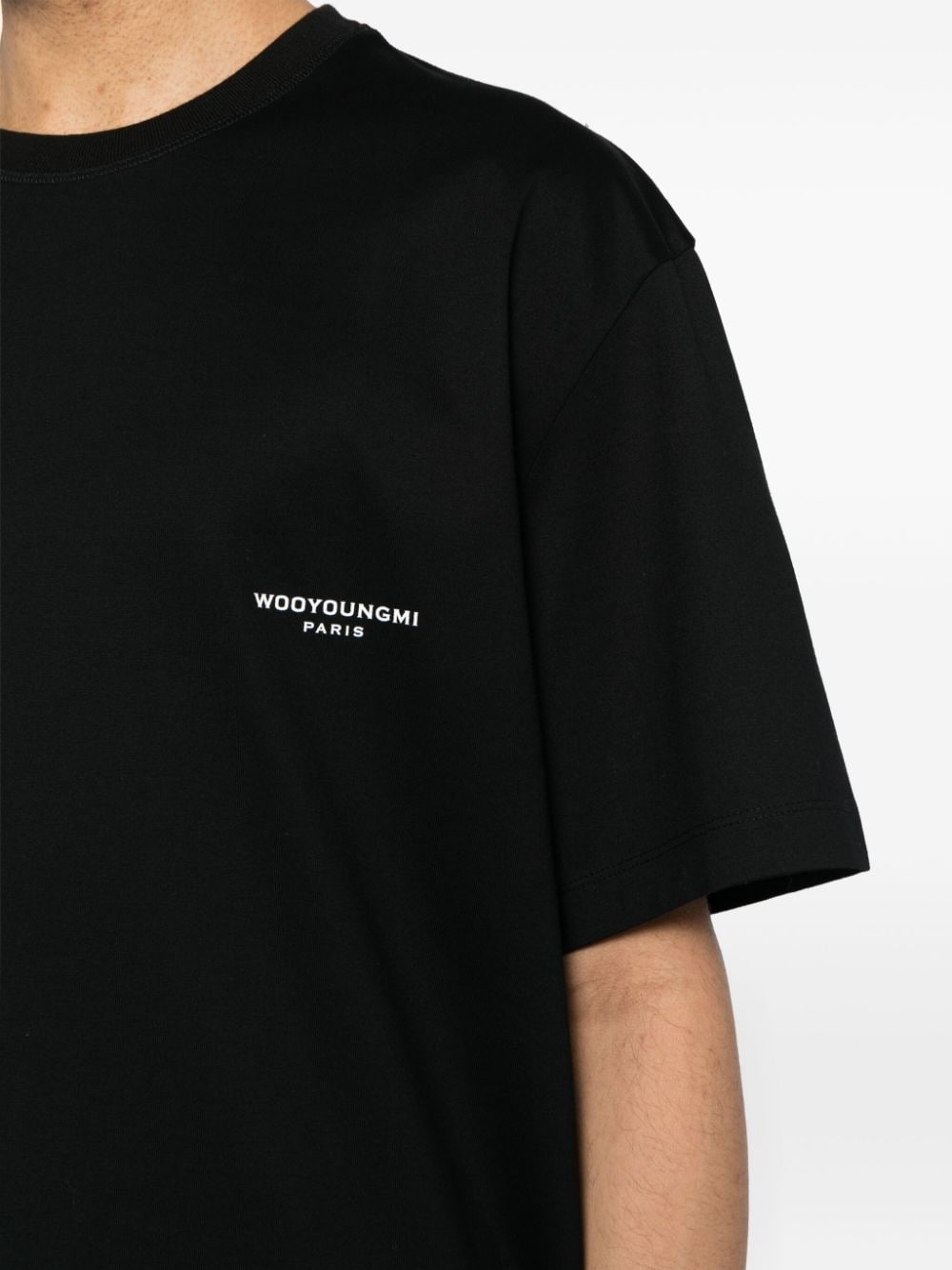 logo-print cotton T-shirt - 10