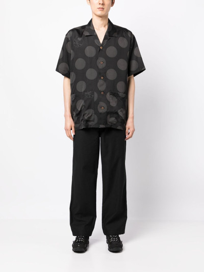 MASTERMIND WORLD polka-dot-print silk shirt outlook