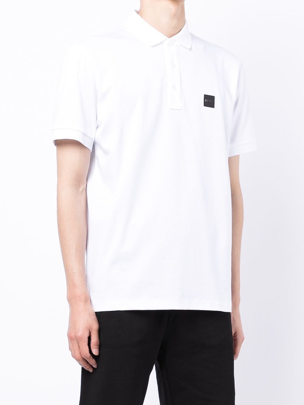 logo-print polo shirt - 3