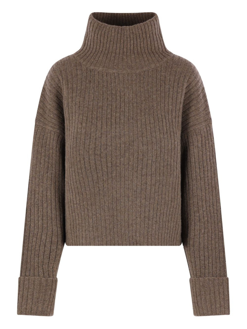 ribbed roll-neck sweater 1
