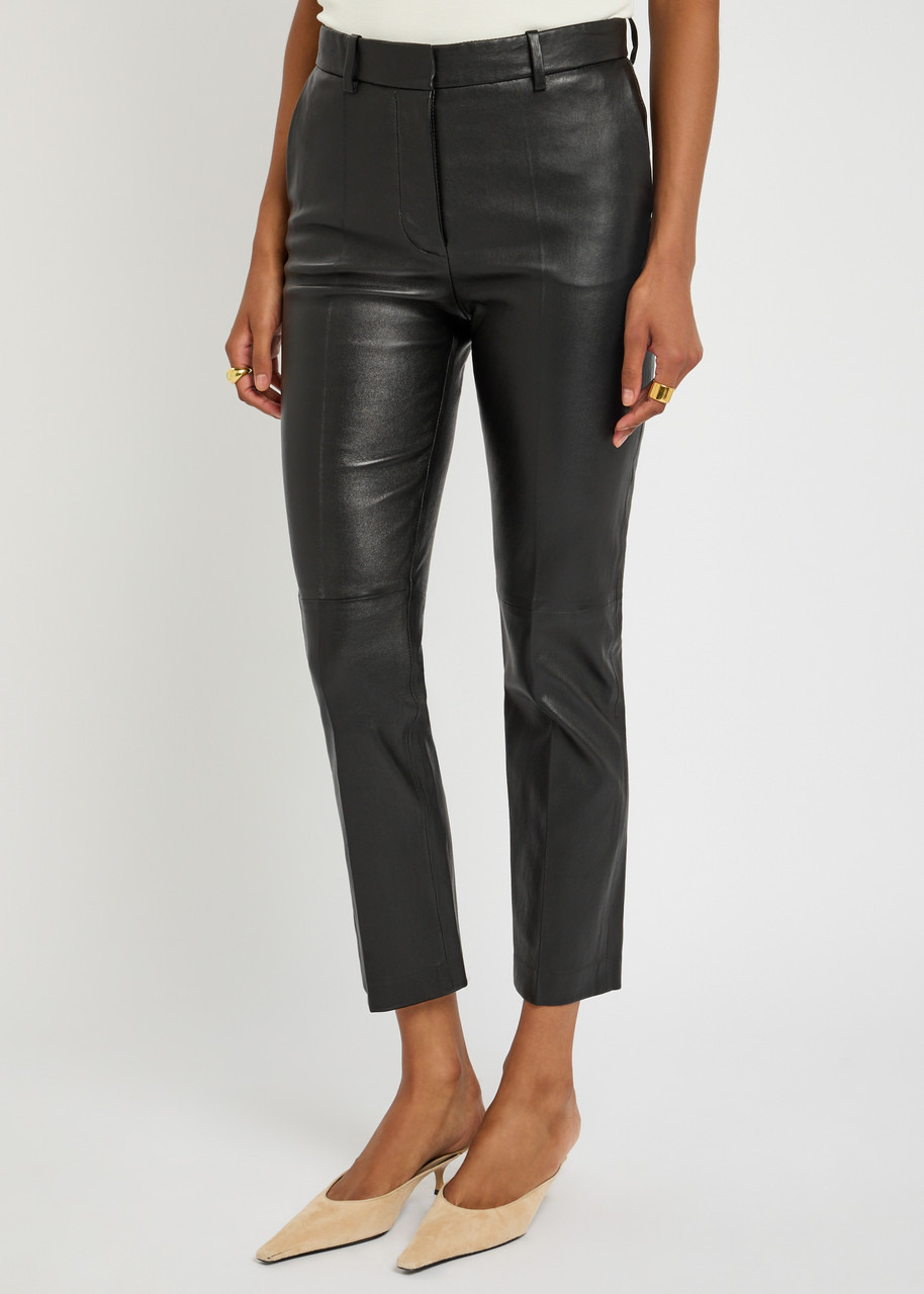 Joseph Coleman Leather Trousers - 2