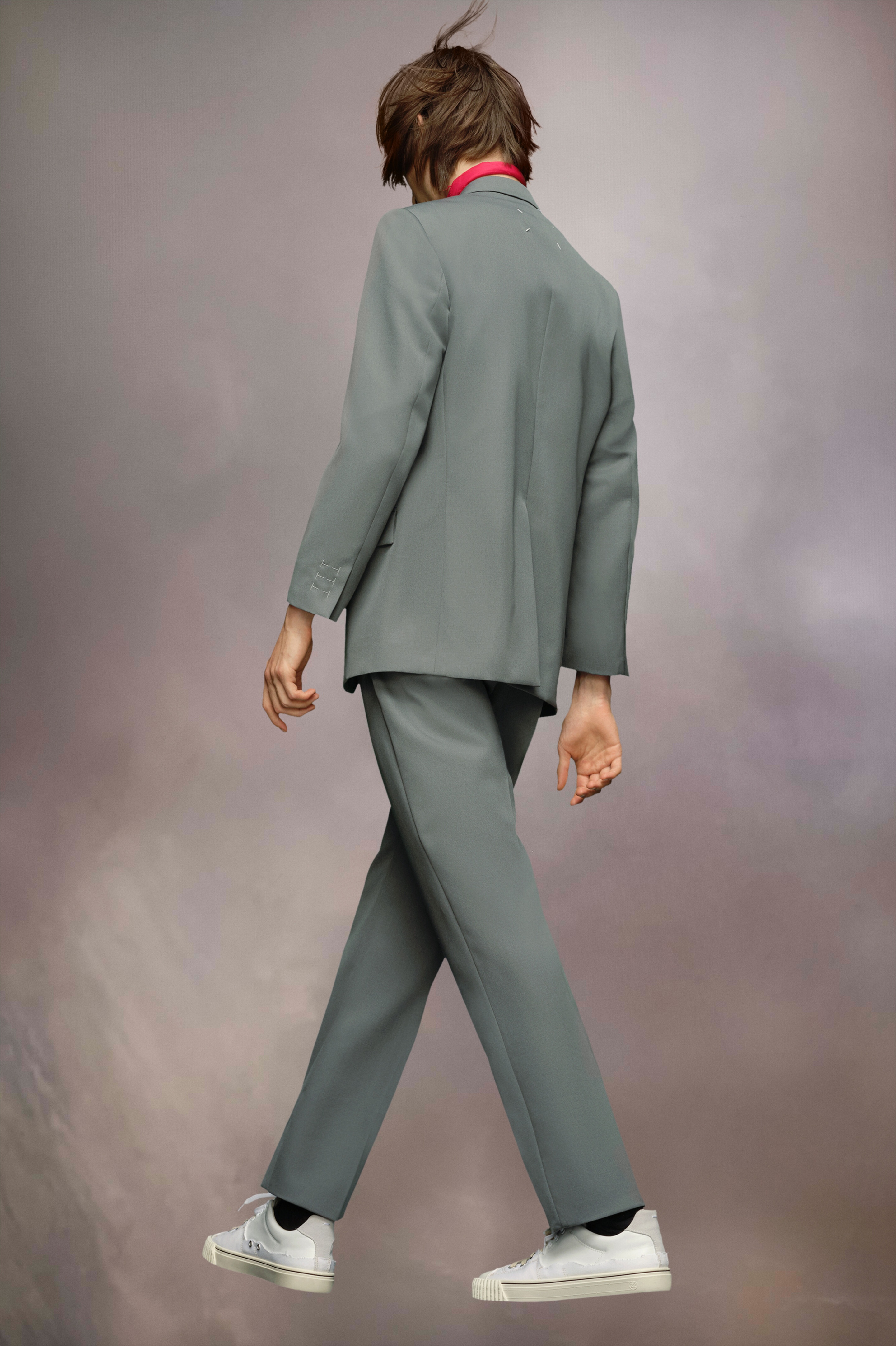 Wool gabardine jacket - 4
