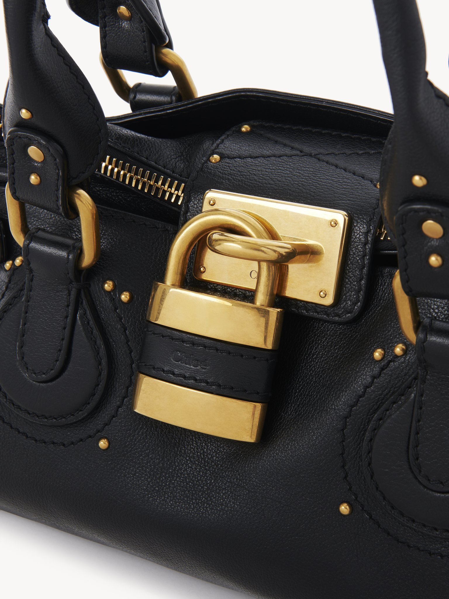 PADDINGTON BAG IN GRAINED LEATHER - 7
