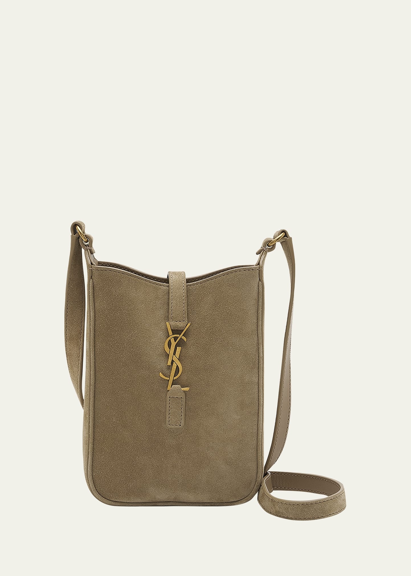 Le 5 A 7 Mini Suede Bucket Bag - 1