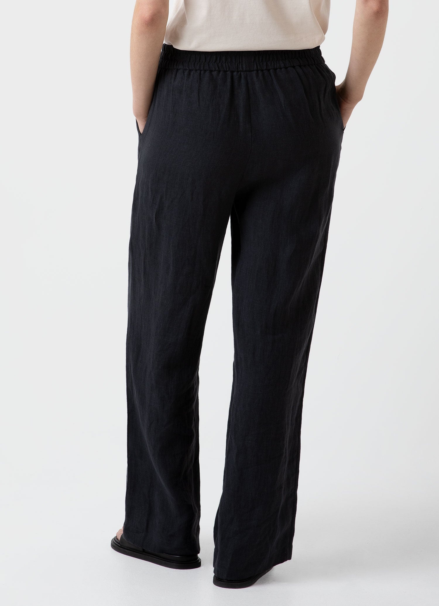 Drawstring Wide Leg Trouser - 4