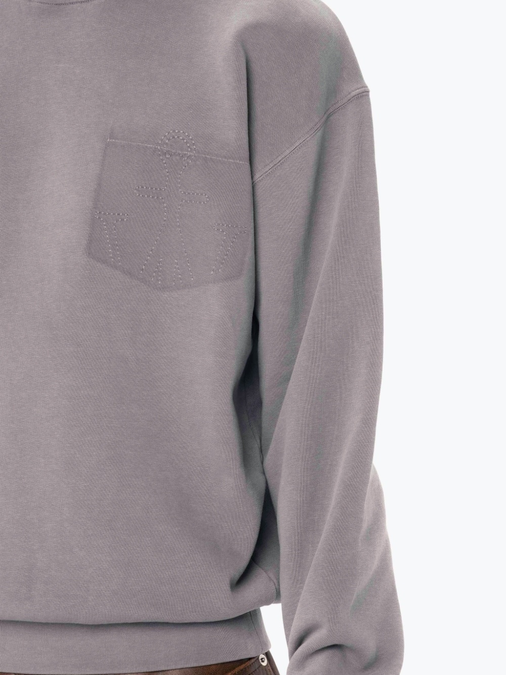 FADED LOGO POCKET SWEATSHIRT - 5