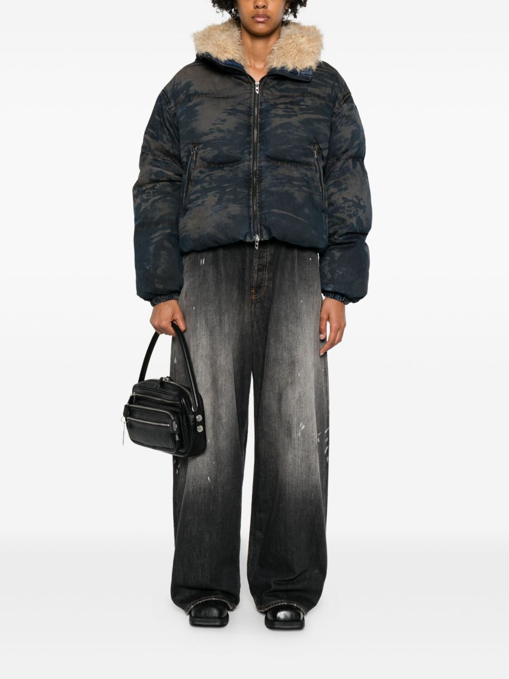 camouflage-pattern padded jacket - 2