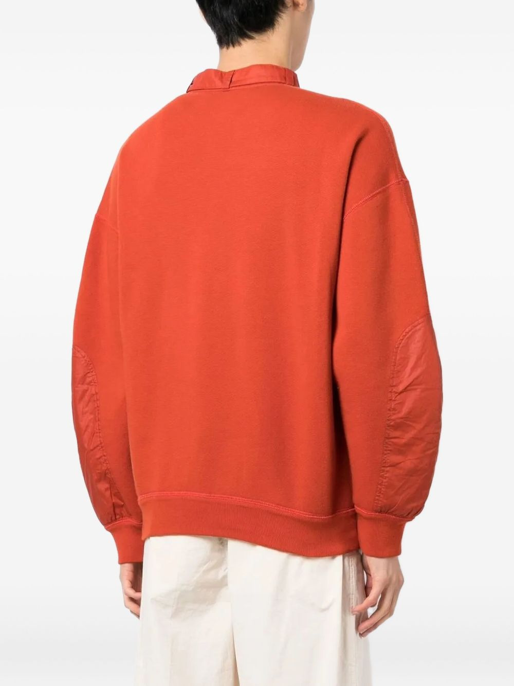 half-zip panelled sweatshirt - 4