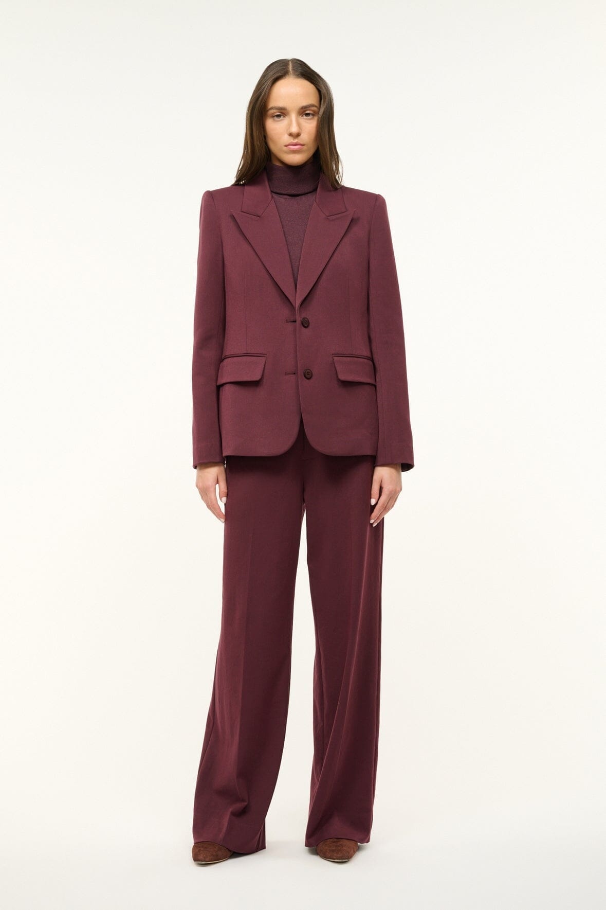 STAUD PRINCE PANT MERLOT - 3