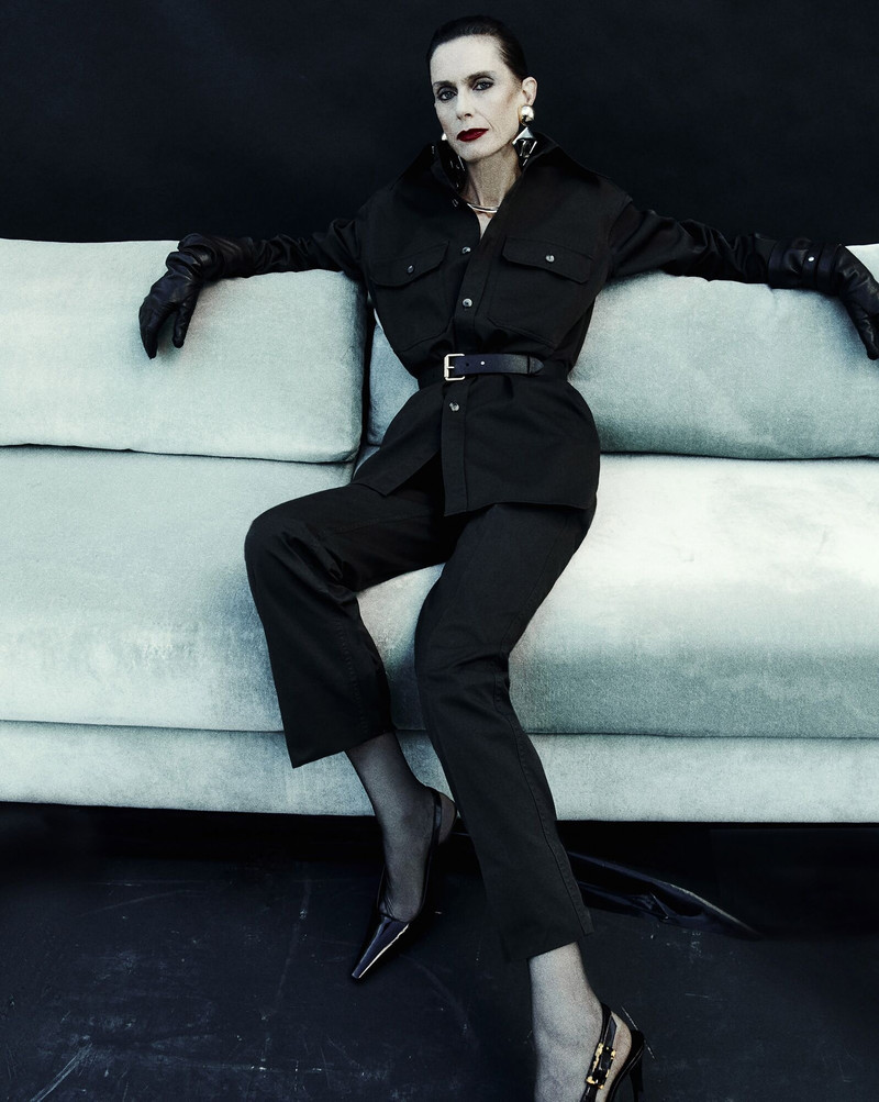 SAINT LAURENT straight-leg pants in cotton outlook