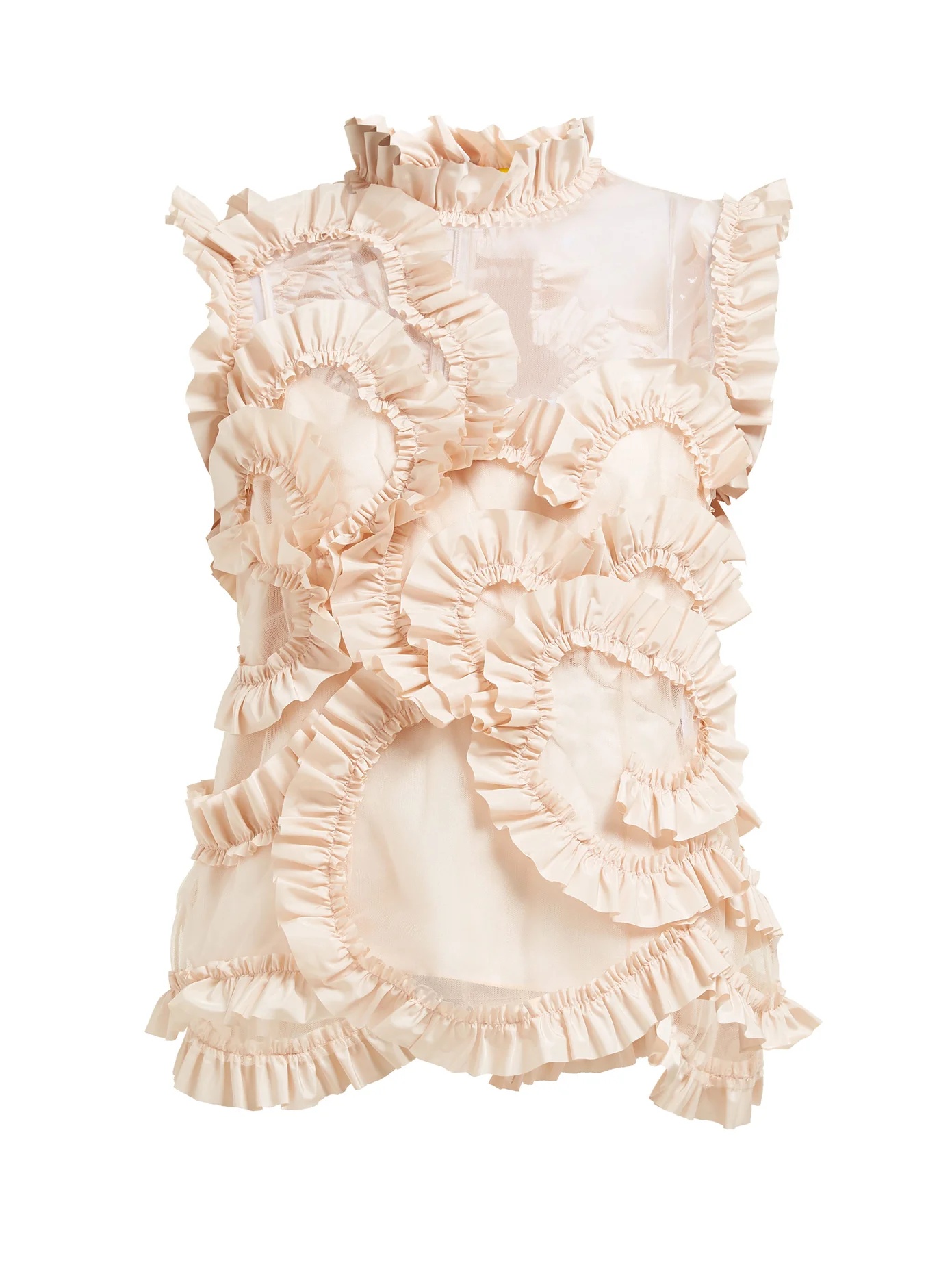 X Simone Rocha ruffled nylon blouse - 1