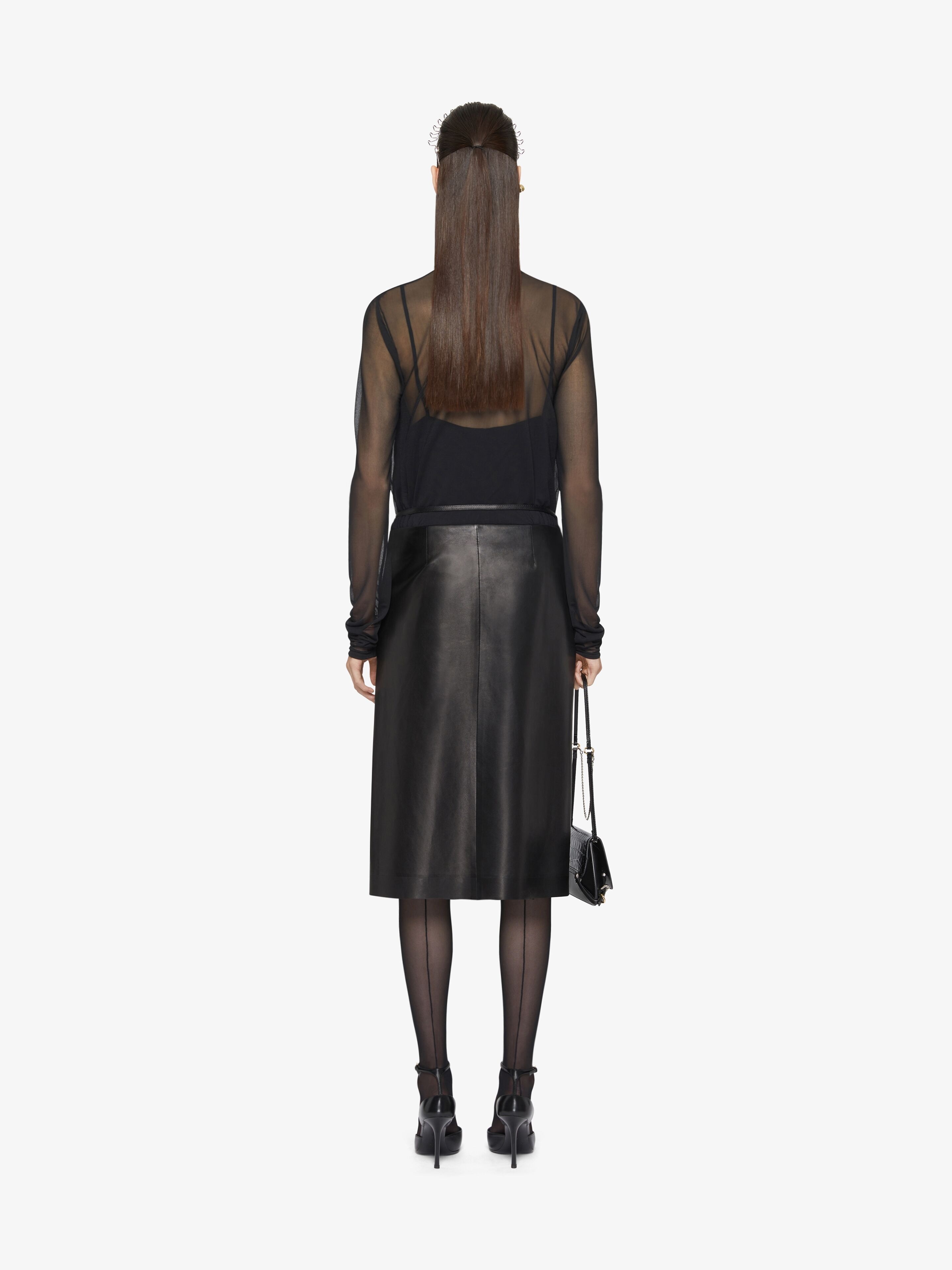 DRAPED BLOUSE IN JERSEY - 4